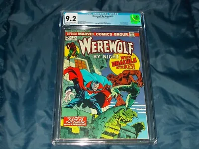 Buy Werewolf By Night #15 CGC 9.2 NM- (Marvel - 03/74) Battles Dracula! New Origin! • 151.90£