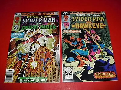 Buy Marvel Team Up #91 & #92 Both NM 9.0 From 1980! Spider-Man High Grade Vf/nm B656 • 14.38£