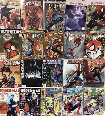 Buy Marvel Comics Spider-Man Comic Lot Of 20 (Ultimate, Marvel Knights, Black Cat) • 28.77£