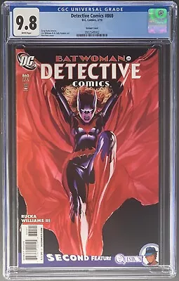 Buy Detective Comics #860 CGC 9.8 - Alex Ross Variant Cover - Highest CGC Grade RARE • 181.80£