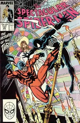 Buy Spectacular Spider-Man Peter Parker #137 VF 8.0 1988 Stock Image • 9.07£