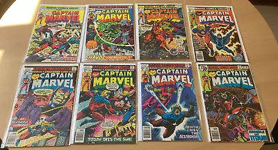 Buy Captain Marvel (1968) 38, 41, 43, 53, 56, 57, 58, 59 - Marvel Comics X8 • 32£