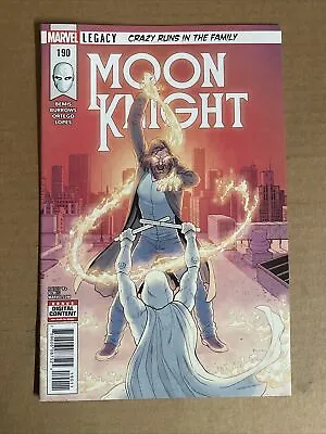Buy Moon Knight #190 First Print Marvel Comics (2017) Sun King • 7.99£