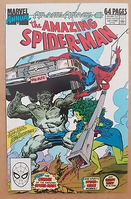 Buy The Amazing Spiderman (Vol 1)  Annual #23 - Atlantis Attacks - 1989 - FINE- 5.5 • 2.75£