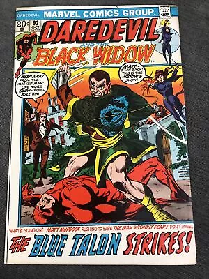 Buy Daredevil 92 1st Black Widow In Title Gene Colan-1st Blue Talon ! • 12.78£