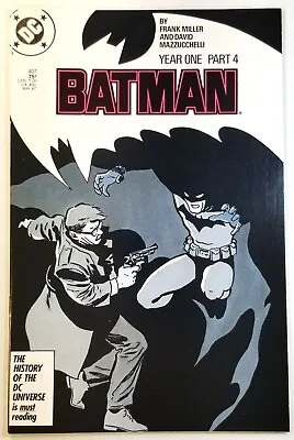 Buy Batman #407 DC Comics NM 9.4 Year One Pt4 1987 Frank Miller, David Mazzucchelli • 15.80£