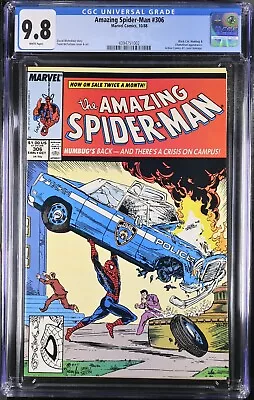 Buy Amazing Spider-Man #306 CGC 9.8 Marvel Comics 1988 McFarlane Action Comics #1 • 324.36£
