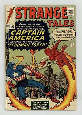 Buy Strange Tales #114 GD 2.0 1963 1st Post-Golden Age Captain America (disguised) • 75.11£