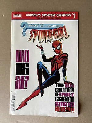 Buy MARVEL'S GREATEST CREATORS WHAT IF STARRING SPIDER-GIRL 1 NM Reprints 105 • 3.95£