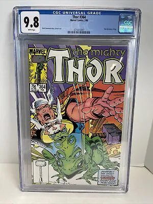 Buy THOR #364 (Marvel, 1986) CGC Graded 9.8 ~ THROG ~ WHITE Pages • 157.71£