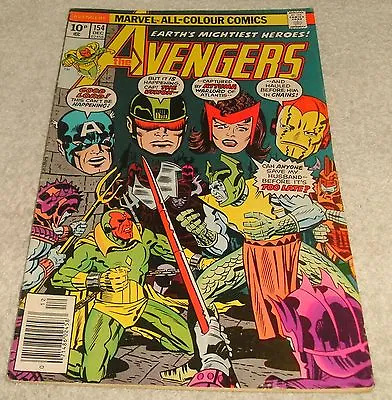Buy Marvel Comics Avengers Vol 1 # 154 Vf- Uk Price Variant • 6.75£