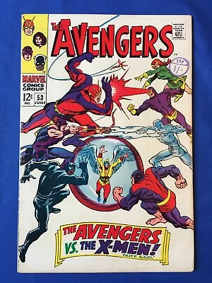 Buy Avengers #53 FN (6.0) MARVEL ( Vol 1 1968) Avengers Vs X-Men • 76£