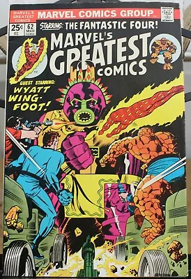 Buy Marvel's Greatest Comics Starring: The Fantastic Four! NO. 62 Mar Marvel Comics • 4£