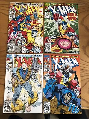 Buy Uncanny X-men #292-295. 4 Consecutive Issues From 1992  2 Cards Included • 10£