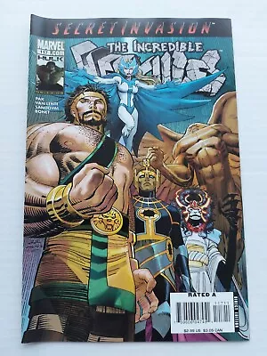Buy INCREDIBLE HERCULES (HULK) #117 Secret Invasion Marvel Comics 2008 • 2.99£