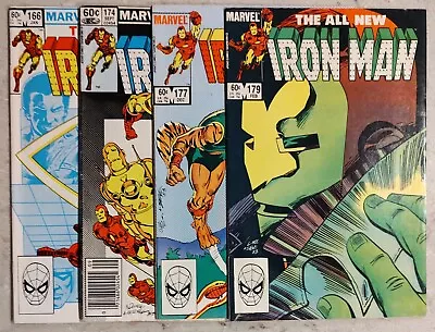 Buy Iron Man #166 (1st App Obadiah Stane - Iron Monger), 174, 177, 179 Lot • 19.76£