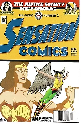 Buy Jsa Returns Sensation Comics #1 Dc Comics 1999 Bagged And Boarded • 5.45£