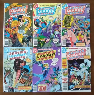 Buy Justice League Of America #152 165 166 186 188 193 - Newsstand Lot George Perez • 47.29£