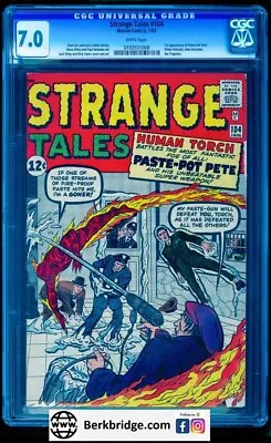 Buy STRANGE TALES 104 CGC 7.0 WHITE PAGES 💎 EXTRA $25 OFF W Any FANTASTIC FOUR 36 • 317.38£