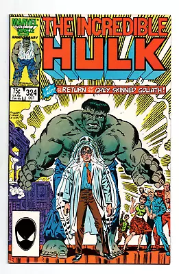 Buy Incredible Hulk #324 - 1st Modern App Grey Hulk - 1986 - FN/VF • 11.87£