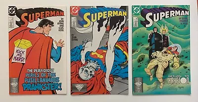 Buy Superman #16, 17 & 18 Copper Age Comics (DC 1988) 3 X VF+/- Condition Issues. • 16.88£