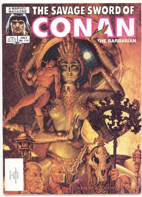 Buy THE SAVAGE SWORD OF CONAN • Issue #114 • Marvel Comics • 1985 • 6.95£