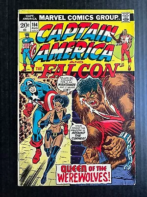 Buy CAPTAIN AMERICA #164 August 1973 FIRST APPEARANCE NIGHTSHADE - KEY ISSUE NM • 39.53£