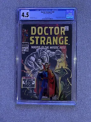 Buy Doctor Strange #169 CGC 4.5 1st Solo Title Strange Tales Roy Thomas • 160.05£