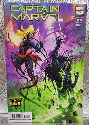 Buy Captain Marvel #34 2021 Unread Iban Coello Main Cover Marvel Comic Book • 3.21£