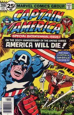 Buy Captain America (1st Series) #200 FN; Marvel | Jack Kirby - Falcon - We Combine • 45.06£