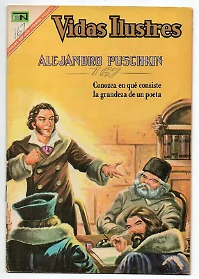 Buy VIDAS ILUSTRES #167 Alejandro Puschkin, Novaro Mexican Comic 1967 • 6.42£