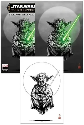 Buy Star Wars High Republic Shadows Of Starlight #1 Takashi Okazaki Nycc Yoda Set 1a • 106.43£