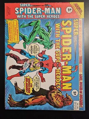 Buy Super Spider-man With The Super-heroes #189 Marvel Uk Weekly 1976 • 4.95£
