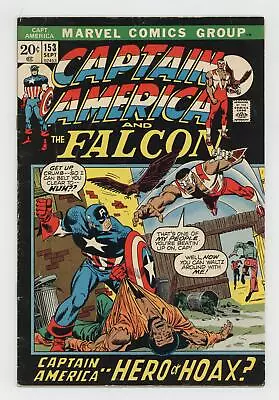 Buy Captain America #153 VG- 3.5 1972 Low Grade • 8.70£