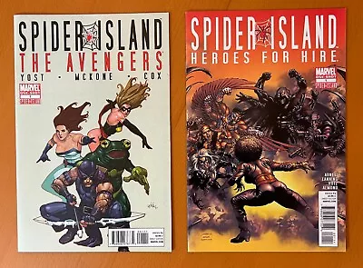 Buy Spider Island 2 X One Shots - Avengers, Heroes For Hire (Marvel 2011) NM Comics • 7.46£
