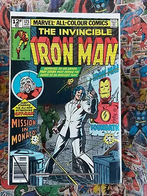 Buy Iron Man #125 VF Marvel Comics 1st Jim Rhodes Cover • 13.95£