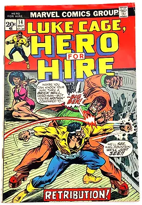 Buy Luke Cage, Hero For Hire #14 (1973) / Fn+ /  Big Ben Donovan  1st  Appearance • 15.88£