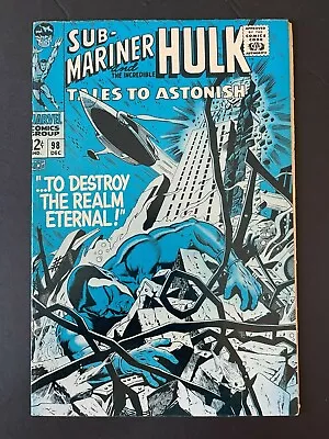 Buy Tales To Astonish #98 - To Destroy The Realm Eternal! (Marvel, 1959) VF- • 20.52£