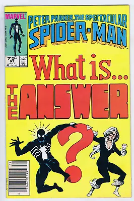 Buy Peter Parker, Spectacular Spider-Man #92 Marvel 1984 CANADIAN PRICE VARIANT • 17.53£