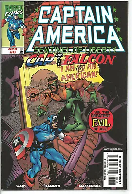 Buy Captain America Sentinel Of Liberty 8 1st Sam Wilson Falcon As Cap 1999  • 15.76£