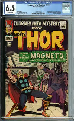 Buy Journey Into Mystery #109 Cgc 6.5 Ow Pages // Brotherhood Of Evil App 1964 • 244.39£