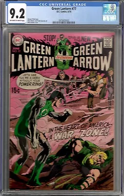 Buy Green Lantern 77 - CGC Near Mint- NM- 9.2 - Neal Adams, Green Arrow • 161.61£