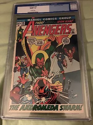 Buy CGC 7.0 The Avengers 96 1972 Neal Adams Cover And Art Fine / VF • 71.15£