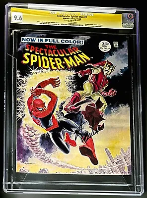 Buy Spectacular Spider-man 2 Cgc 9.6 Ss Stan Lee💎scarcer Than Amazing Spider-man 39 • 1,994.80£