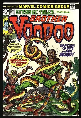 Buy Strange Tales #170 VF/NM 9.0 2nd Appearance Of Brother Voodoo! Marvel 1973 • 62.55£