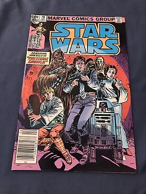 Buy Star Wars # 70 Marvel Comic 1983 Newsstand Edition Tom Palmer VF • 7.91£