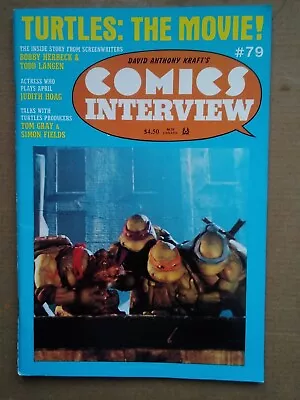 Buy Comics Interview -  #79  Teenage Mutant Ninja Turtles, Movie Special 1990  VFN.  • 9.99£