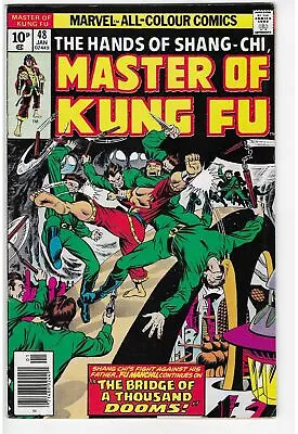 Buy Master Of Kung Fu #48 Shang-Chi First Appearance Shaka Kharn (1976) • 7.69£