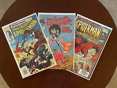 Buy Spectacular Spider-Man #202 #213 & Peter Parker: Spiderman #1 John Romita Jr. • 12.74£