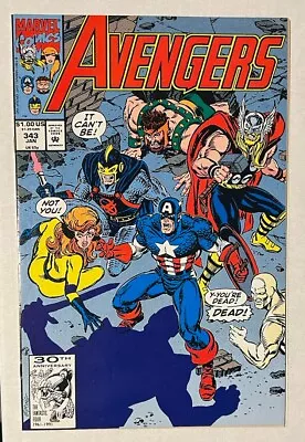Buy The Avengers #343 1992 Marvel Comic Book • 1.66£